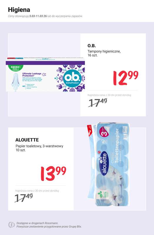 Rossmann - gazetka promocyjna MEGA promocje z nowej gazetki od czwartku 05.03 do środy 11.03 - strona 9