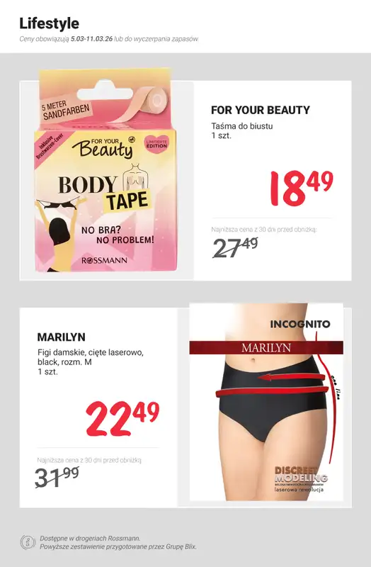 Rossmann - gazetka promocyjna MEGA promocje z nowej gazetki od czwartku 05.03 do środy 11.03 - strona 11