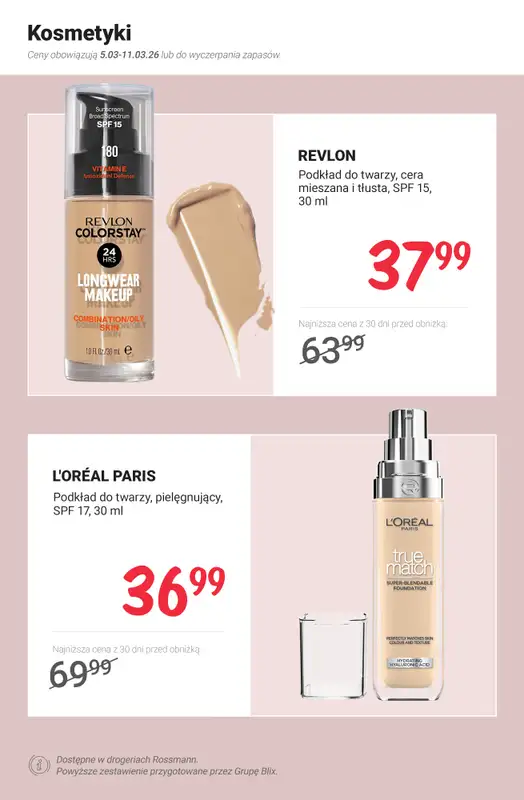 Rossmann - gazetka promocyjna MEGA promocje z nowej gazetki od czwartku 05.03 do środy 11.03 - strona 3