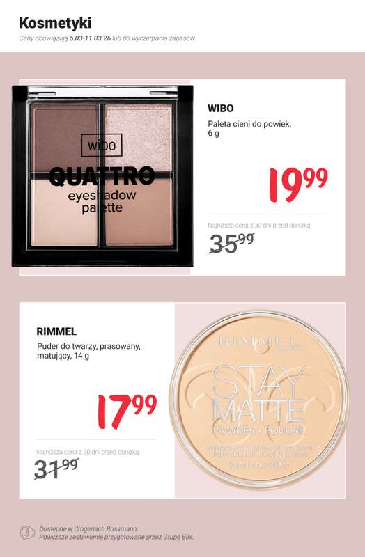 Rossmann - gazetka promocyjna MEGA promocje z nowej gazetki od czwartku 05.03 do środy 11.03 - strona 2