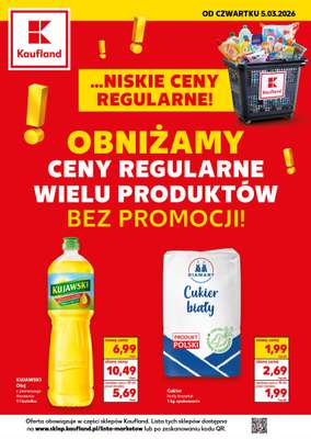 Kaufland - gazetka promocyjna Oferta Kaufland - Obniżamy ceny od czwartku 05.03 do środy 11.03