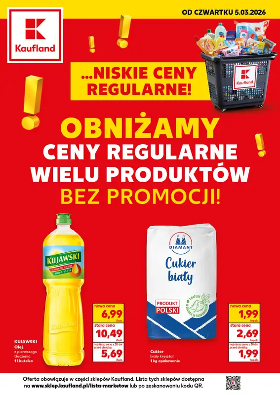 Kaufland - gazetka promocyjna Oferta Kaufland - Obniżamy ceny  
