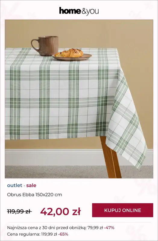 home&you - gazetka promocyjna OUTLET od czwartku 05.03  - strona 2