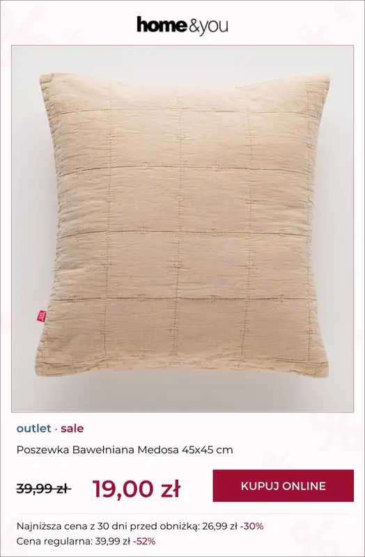 home&you - gazetka promocyjna OUTLET od czwartku 05.03  - strona 3