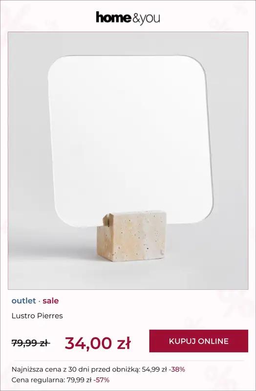home&you - gazetka promocyjna OUTLET od czwartku 05.03  - strona 9