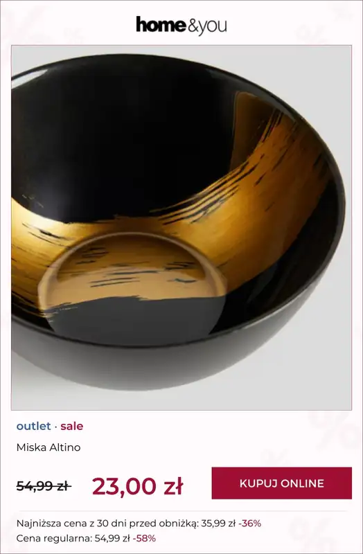 home&you - gazetka promocyjna OUTLET od czwartku 05.03  - strona 5