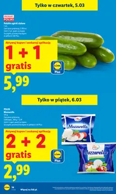 Lidl - gazetka promocyjna Oferta od czwartku od czwartku 05.03 do soboty 07.03 - strona 14