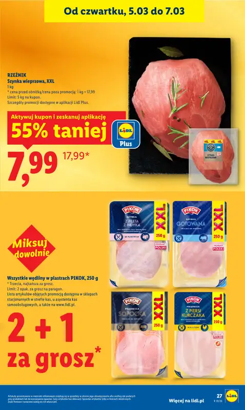 Lidl - gazetka promocyjna Oferta od czwartku od czwartku 05.03 do soboty 07.03 - strona 27