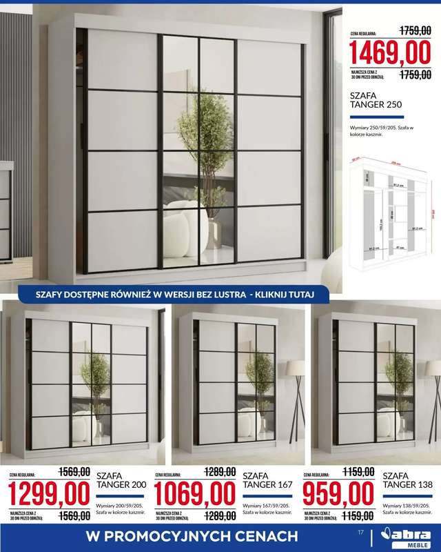 Abra Meble - gazetka promocyjna Cenowe cięcie! od środy 04.03 do wtorku 31.03 - strona 17