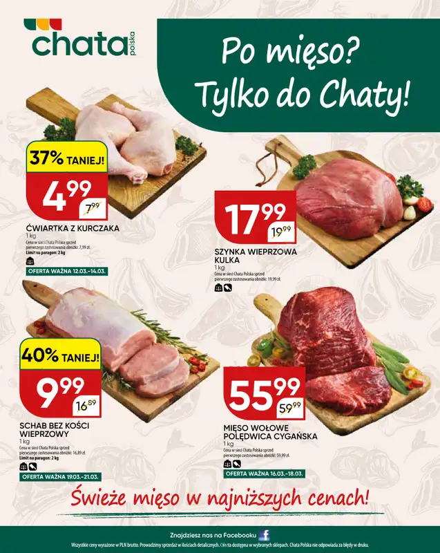 Chata Polska - gazetka promocyjna Gazetka od czwartku 12.03 do niedzieli 22.03 - strona 20