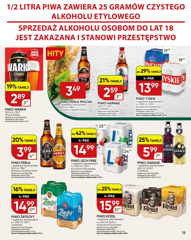 Chata Polska - gazetka promocyjna Gazetka od czwartku 12.03 do niedzieli 22.03 - strona 13