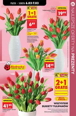 Dzień Kobiet - gazetka promocyjna Prezenty i kwiaty na Dzień Kobiet - oferty z marketów! od czwartku 05.03 do soboty 07.03 - strona 11