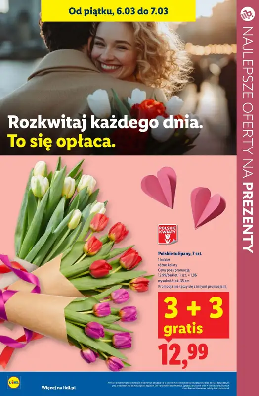 Dzień Kobiet - gazetka promocyjna Prezenty i kwiaty na Dzień Kobiet - oferty z marketów! od czwartku 05.03 do soboty 07.03 - strona 17