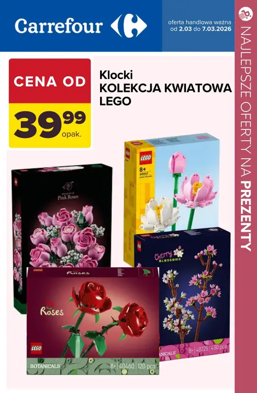 Dzień Kobiet - gazetka promocyjna Prezenty i kwiaty na Dzień Kobiet - oferty z marketów! od czwartku 05.03 do soboty 07.03 - strona 4