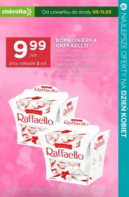 Dzień Kobiet - gazetka promocyjna Czekoladki na DZIEŃ KOBIET - sprawdź promocje! od czwartku 05.03 do soboty 07.03 - strona 6