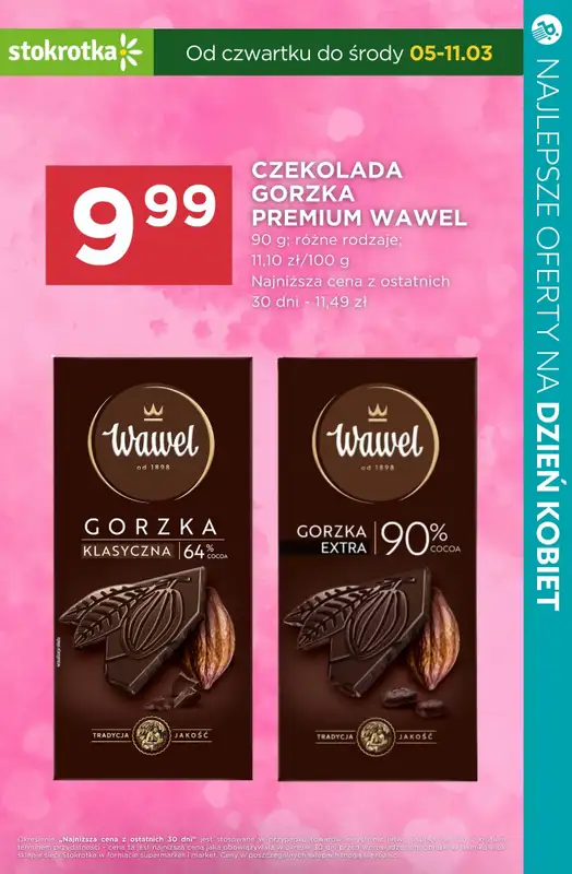 Dzień Kobiet - gazetka promocyjna Czekoladki na DZIEŃ KOBIET - sprawdź promocje! od czwartku 05.03 do soboty 07.03 - strona 16