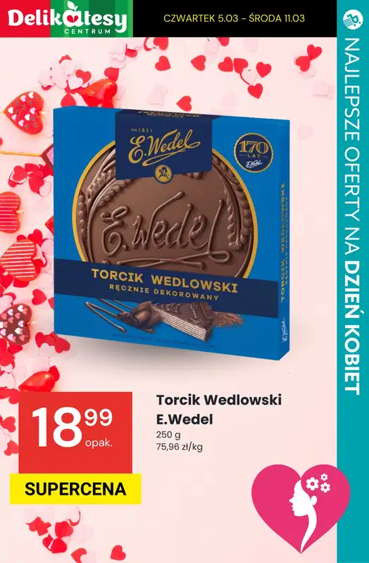 Dzień Kobiet - gazetka promocyjna Czekoladki na DZIEŃ KOBIET - sprawdź promocje! od czwartku 05.03 do soboty 07.03 - strona 5