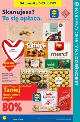 Dzień Kobiet - gazetka promocyjna Czekoladki na DZIEŃ KOBIET - sprawdź promocje! od czwartku 05.03 do soboty 07.03 - strona 7