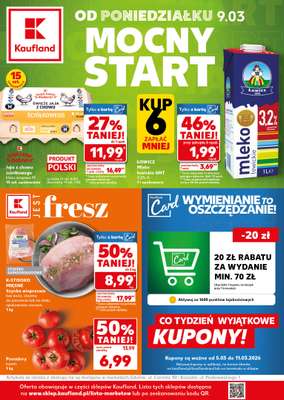 Kaufland - gazetka promocyjna Mocny Start od poniedziałku 09.03 do środy 11.03