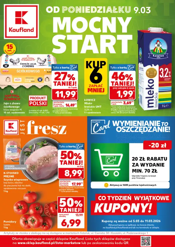 Kaufland - gazetka promocyjna Mocny Start  