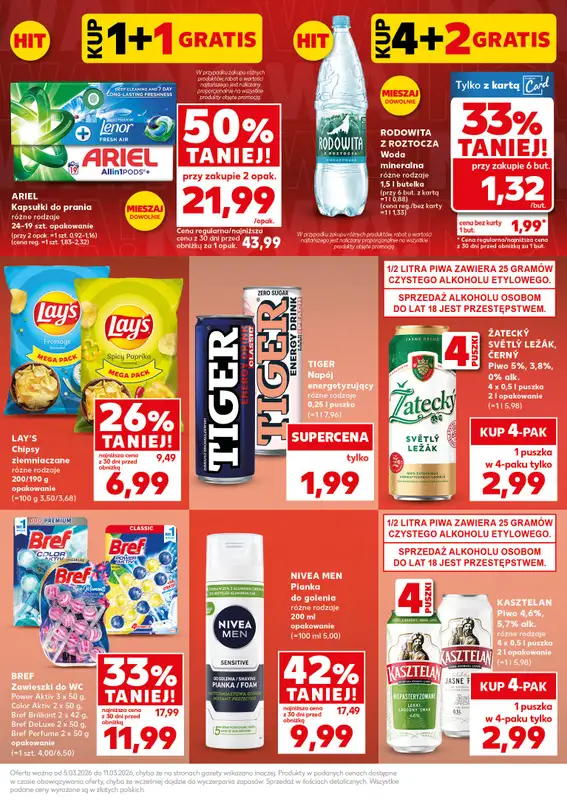 Kaufland - gazetka promocyjna Mocny Start od poniedziałku 09.03 do środy 11.03 - strona 9