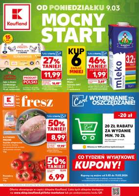 Kaufland - gazetka promocyjna Mocny Start od poniedziałku 09.03 do środy 11.03