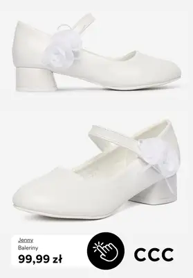 CCC - gazetka promocyjna Dziewczęce obuwie komunijne od czwartku 05.03  - strona 5
