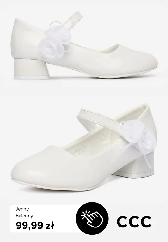 CCC - gazetka promocyjna Dziewczęce obuwie komunijne od czwartku 05.03  - strona 5