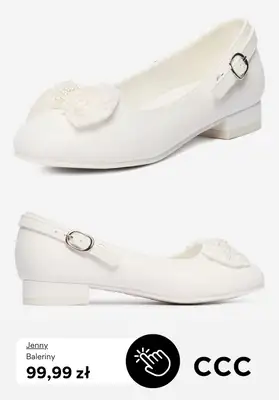 CCC - gazetka promocyjna Dziewczęce obuwie komunijne od czwartku 05.03  - strona 3
