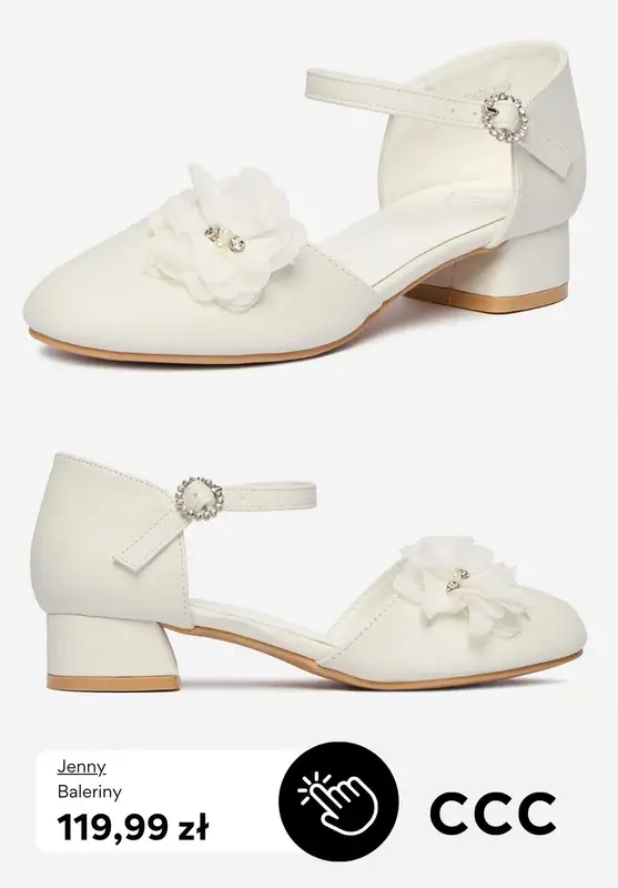 CCC - gazetka promocyjna Dziewczęce obuwie komunijne od czwartku 05.03  - strona 6