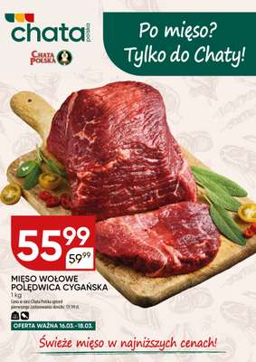 Chata Polska - gazetka promocyjna Plakat promocyjny  do środy 18.03