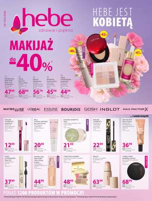 Hebe - gazetka promocyjna Ulotka od czwartku 05.03 do środy 18.03