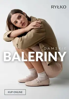Ryłko - gazetka promocyjna Baleriny damskie od czwartku 05.03 