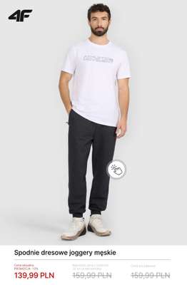 4F - gazetka promocyjna Wygodne dresy męskie od czwartku 05.03  - strona 7