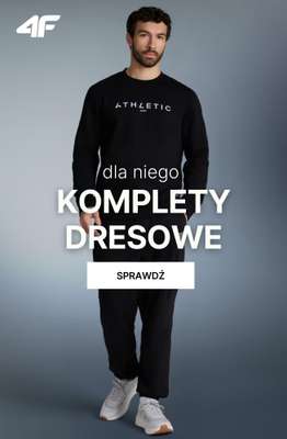 4F - gazetka promocyjna Wygodne dresy męskie od czwartku 05.03 