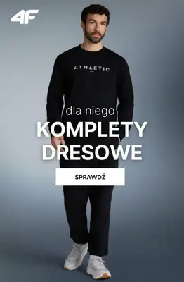 4F - gazetka promocyjna Wygodne dresy męskie od czwartku 05.03 