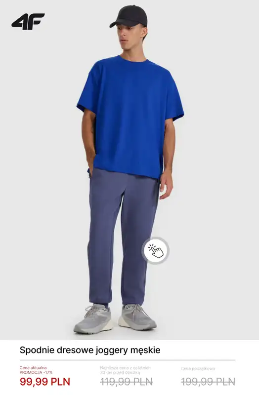 4F - gazetka promocyjna Wygodne dresy męskie od czwartku 05.03  - strona 5