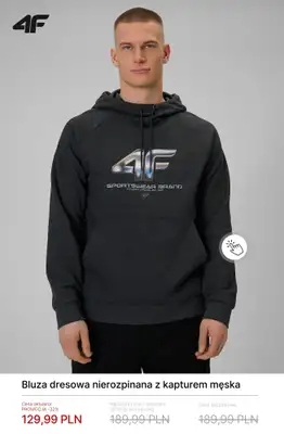 4F - gazetka promocyjna Wygodne dresy męskie od czwartku 05.03  - strona 6