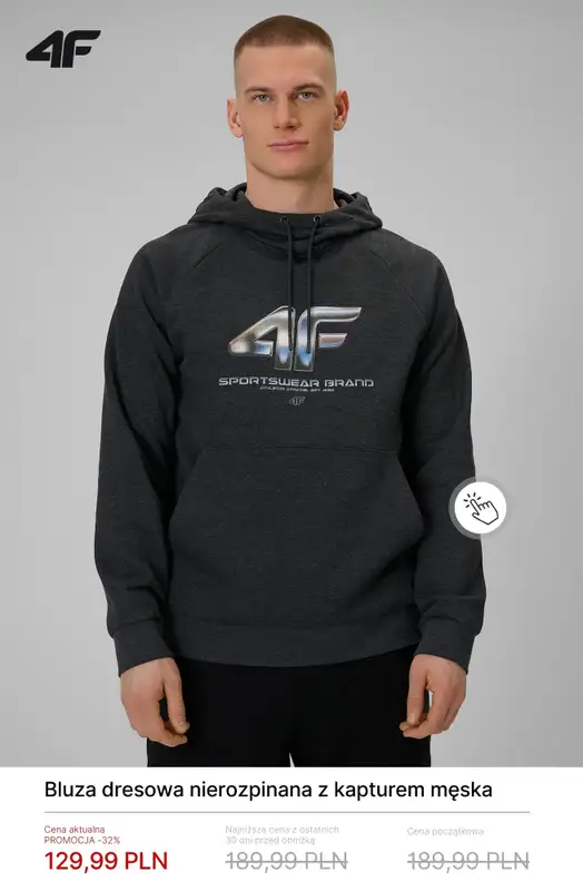 4F - gazetka promocyjna Wygodne dresy męskie od czwartku 05.03  - strona 6
