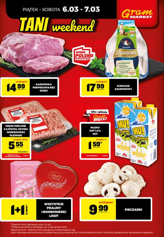 Gram Market - gazetka promocyjna Cały tydzień niskie ceny od piątku 06.03 do środy 11.03 - strona 2
