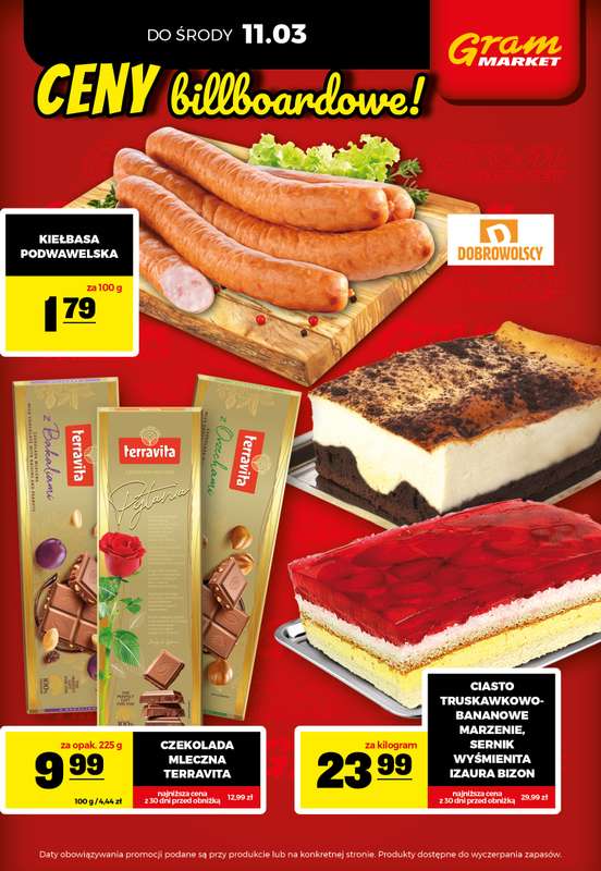 Gram Market - gazetka promocyjna Cały tydzień niskie ceny od piątku 06.03 do środy 11.03 - strona 3