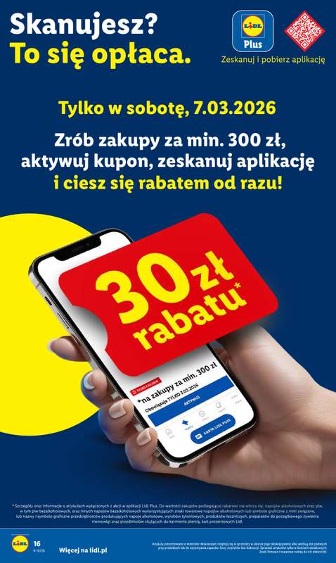 Lidl - gazetka promocyjna Oferta od czwartku od czwartku 05.03 do soboty 07.03 - strona 16