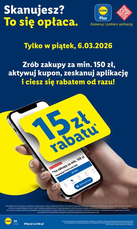 Lidl - gazetka promocyjna Oferta od czwartku od czwartku 05.03 do soboty 07.03 - strona 24