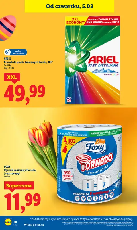 Lidl - gazetka promocyjna Oferta od czwartku od czwartku 05.03 do soboty 07.03 - strona 30