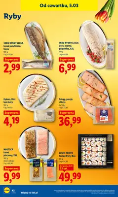 Lidl - gazetka promocyjna Oferta od czwartku od czwartku 05.03 do soboty 07.03 - strona 46