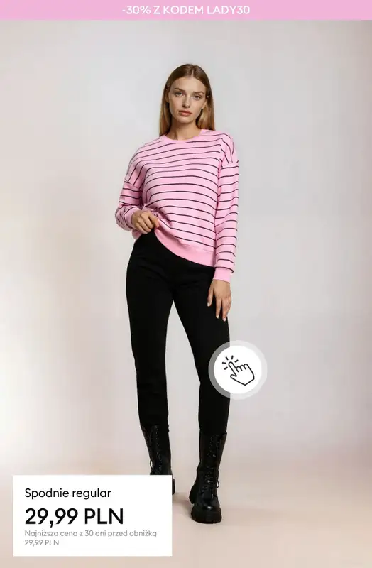 Sinsay - gazetka promocyjna -30% na wybrane produkty - Weekend Kobiet! od czwartku 05.03 do poniedziałku 09.03 - strona 11