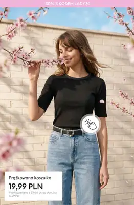 Sinsay - gazetka promocyjna -30% na wybrane produkty - Weekend Kobiet! od czwartku 05.03 do poniedziałku 09.03 - strona 15