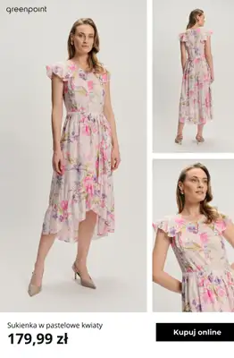 Greenpoint - gazetka promocyjna Wiosenne sukienki w kwiaty od czwartku 05.03  - strona 8