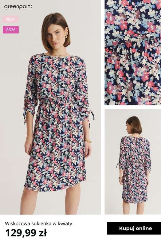 Greenpoint - gazetka promocyjna Wiosenne sukienki w kwiaty od czwartku 05.03  - strona 3