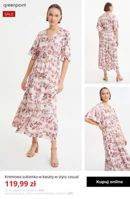 Greenpoint - gazetka promocyjna Wiosenne sukienki w kwiaty od czwartku 05.03  - strona 10